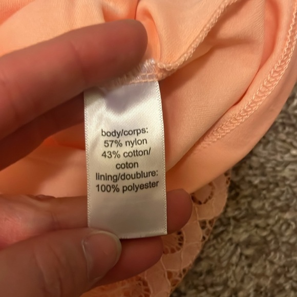 Maurice’s Peach Lace Women Top size XXL - Picture 10 of 11
